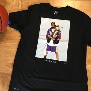 Kobe Nike NBA championship photo T-shirt